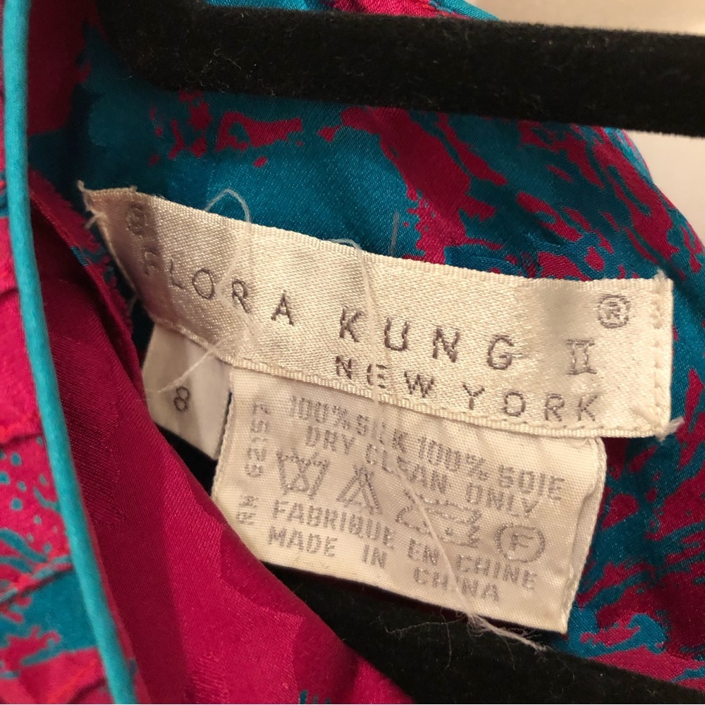 Vintage Flora Kung II Silk Dress - Picture 5 of 5